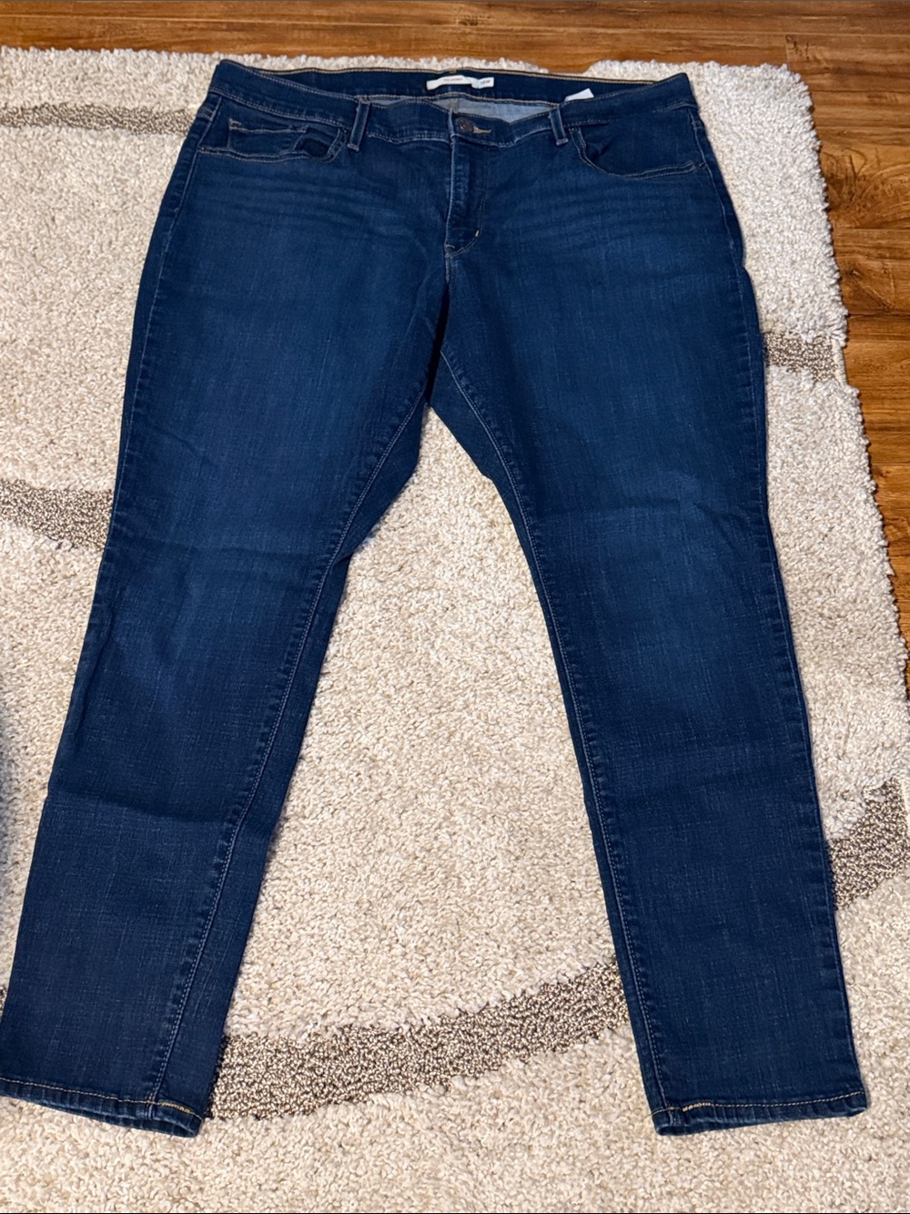 Women’s Dark Blue Stretch Skinny Jeans